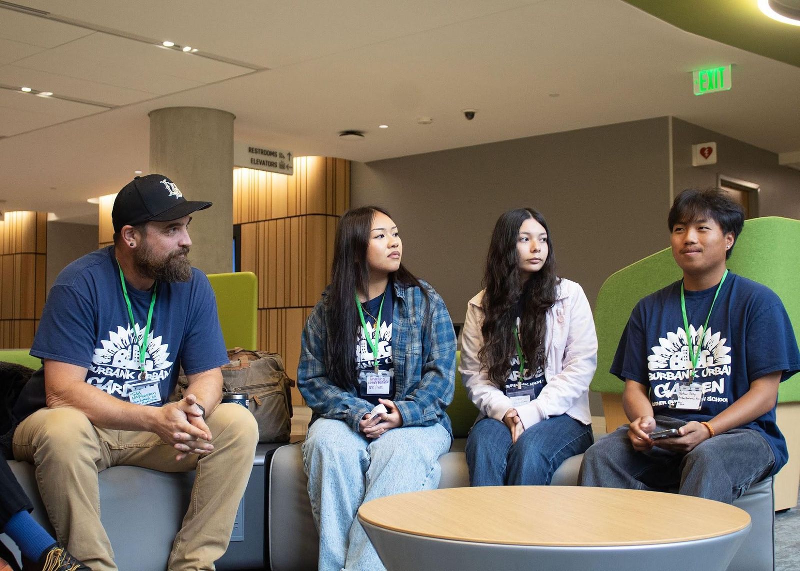 Burbank Garden Academy students sharing the impact of their garden internships with legislator’s office staff on April 10th. Some of our most persuasive advocates of the day.